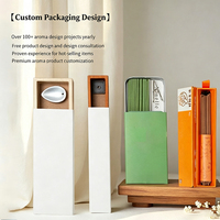 Bâtons d'encens de style japonais personnalisés, huile essentielle de plantes naturelles, bâtons aromatiques, écologiques, pour la maison, aromathérapie d'intérieur