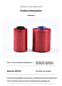 4mm Fácil Rasgo PET Adesivo Faixa Única Face Acrílico Hot Melt Expresso Envelope Embalagem Pontos de venda Paper & Film - Product Image 3