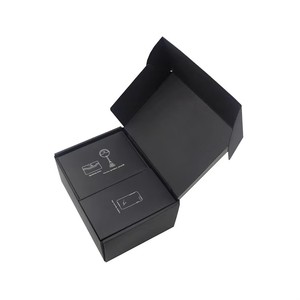 Carton gris + matériau ondulé, emballage cosmétique brun doux, emballage standard, boîte à café, papier kraft, carton plié pour savon - Product Image 1