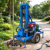 Foreuse pneumatique DTH de 80 m pour puits peu profonds dans les sols rocheux