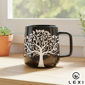 Tasse à café en céramique <span class=keywords><strong>Arbre</strong></span> <span class=keywords><strong>de</strong></span> <span class=keywords><strong>Vie</strong></span>, motif personnalisé, finition mate, cadeau d'affaires promotionnel, grande tasse, compatible lave-vaisselle et micro-ondes, boîte cadeau - Product Image 3