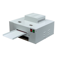 Machine de finition numérique UV de bureau pour revêtement brillant de CD/DVD, en promotion