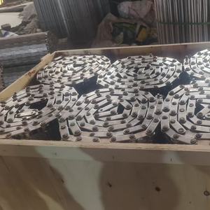 Bande transporteuse résistante aux hautes températures avec chaîne en maille de poteau, bande transporteuse à chaîne en forme de tige en acier inoxydable 304 - Product Image 4