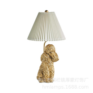 Lampada da Tavolo Creativa a Forma di Animale in Resina Pawdia, Lampada Decorativa <span class=keywords><strong>Gatto</strong></span> Cane per Comodino, Luce d'Atmosfera per Soggiorno e Camera da Letto, Guangdong - Product Image 5