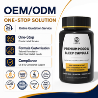 Capsules OEM pour le soulagement du stress diurne, mélange végétarien naturel pour un sommeil profond et une relaxation quotidienne, complément bien-être pour le soulagement du stress