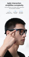 Lunettes Intelligentes à Intensité Variable Ai E02C avec Caméra 8MP, Verres à Changement de Couleur Contrôlés par Touche, Traduction, Appel Bluetooth, Musique, Lunettes de Soleil