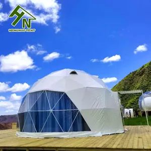 制造房屋预制房屋制造6 m圆顶帐篷，用于餐厅户外用餐露营圆顶