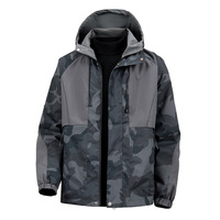 Blouson bomber camouflage coupe-vent à capuche pour homme, style streetwear, fin et ample, pour le quotidien, les activités de plein air et les voyages