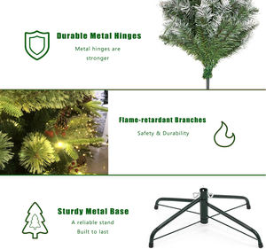 Árbol de Navidad gigante de 150cm moderno de fábrica al por mayor de alta calidad con luces LED - Product Image 6