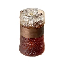 Tasse à café suspendue au doigt, en verre isolant, résistante à la chaleur et anti-brûlure, pour usage domestique, design exquis pour enfants, pour café glacé et latte américain