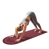 Tapis de yoga en caoutchouc naturel en forme d'arche, 4,5 mm, antidérapant, semi-circulaire, durable, pour entraînement, logo personnalisé