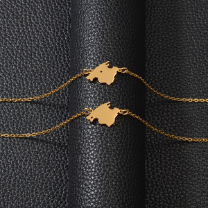 (1 Stück) Spanien <span class=keywords><strong>Mallorca</strong></span> Herz Calvia Consell Armbänder für Frauen und Mädchen Edelstahl-Schmuck # 566462 - Product Image 1