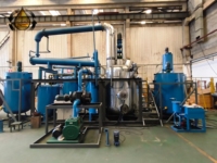 Machine de recyclage d'huile moteur industrielle usagée en carburant diesel pour petites raffineries et sociétés pétrolières