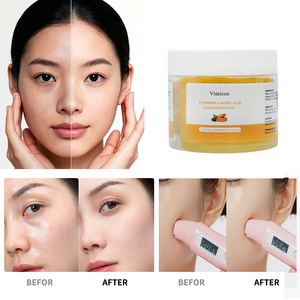 Discos de Tónico de Marca Privada con Cúrcuma, Ácido Kójico y Centella Asiática, Blanqueadores, Exfoliantes y de Limpieza Profunda para el Cuidado Facial - Product Image 4
