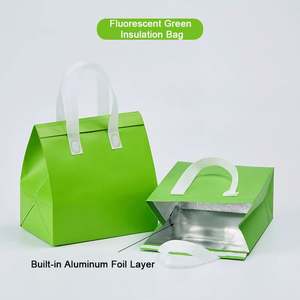 Bolsa Térmica Aislada Reutilizable para Llevar Comida Fría o Caliente, Pasteles, Café, Leche, Té, Cena, Mariscos Frescos, Comida para Perros, Bolsa de Tela No Tejida - Product Image 1