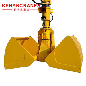 Steel Slag Bulk Materials Handling EOT Cranes Use <strong>Single</strong> <strong>Rope</strong> 2 Scoop Mechanical <strong>Grabs</strong> - Product Image 6