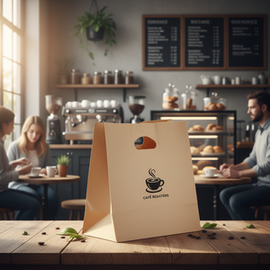 Bolsas de Papel Personalizadas con Logotipo |   Bolsas de Comida para Llevar y Bolsas de Compras Reciclables de Alta Calidad y Aptas para Alimentos - Product Image 3