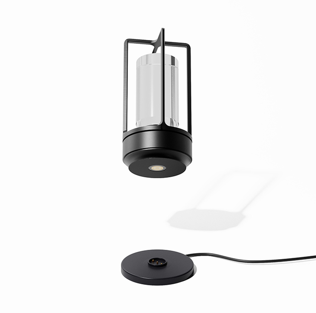 Touch Dimming Nordic Aluminium Portable Cordless Luxury Modern With Charging Base Station Led Table Lamps