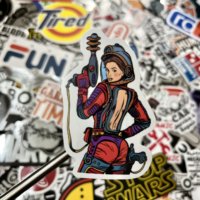 Autocollants en vinyle imprimés sur mesure pour films et anime, autocollants en feuille autocollante, imperméables, pour la décoration de bouteilles et le graffiti