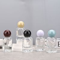 Flacon de parfum vide en verre de 30 ml avec bouchon à vis, design fond volcanique, portable, en stock