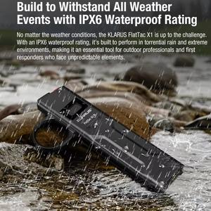 <span class=keywords><strong>Lampe</strong></span> <span class=keywords><strong>torche</strong></span> tactique ultra-fine <span class=keywords><strong>Klarus</strong></span> X1 EDC, LED SST-70, 4200LM, étanche, <span class=keywords><strong>lampe</strong></span> de recherche pour la randonnée, l'autodéfense - Product Image 5