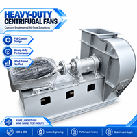 Ventilateur centrifuge industriel à haute efficacité pour système de désulfuration des gaz de combustion des centrales électriques, personnalisable