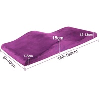 Matelas à Cils en Mousse pour Spa, Tapis de Beauté Incurvé, Surmatelas pour Table d'Esthétique, Matelas Anatomique pour Cils, Mousse à Mémoire de Forme Ondulée, Surmatelas pour Cils
