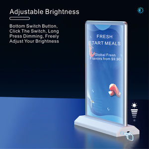 Cổ A4 Slim LED <span class=keywords><strong>menu</strong></span> Áp phích khung USB cắm bảng thường vụ ánh sáng hộp hiển thị hai mặt quảng cáo ánh sáng Hộp - Product Image 1