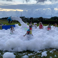 Structures gonflables pour fêtes en plein air, arène de danse pour enfants, piscines à bulles gonflables, machine à mousse, canon à fête