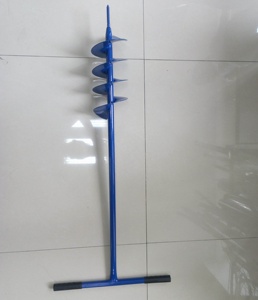 Tarière <span class=keywords><strong>manuel</strong></span> de jardin en acier inoxydable 304, pour creuser la terre, à faire soi-même - Product Image 3