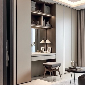 Armario Modular de Madera Maciza Moderno y Duradero, Gabinete de Almacenamiento Multifuncional de Gran Capacidad, Diseño Ecológico para Dormitorio u Hotel - Product Image 5