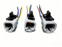 Conector de Cableado Automotriz Impermeable IP65 de 12V, PVC, 4 Pines, Conductor de Cobre, Conectores Pre-cableados para Sistemas Electrónicos