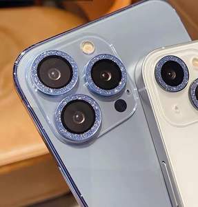 Anti Scratch Bling para <span class=keywords><strong>iPhone</strong></span> lente de cámara película protectora de brillo para <span class=keywords><strong>iPhone</strong></span> 14 13 15 <span class=keywords><strong>pro</strong></span> <span class=keywords><strong>Max</strong></span> <span class=keywords><strong>protector</strong></span> de vidrio templado de <span class=keywords><strong>camara</strong></span> - Product Image 2