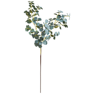 Artificial <b>Eucalyptus</b> Leaves Single Stem Plastic Green Plant For Home Wedding Decoration Eco Friendly - Product Image 5