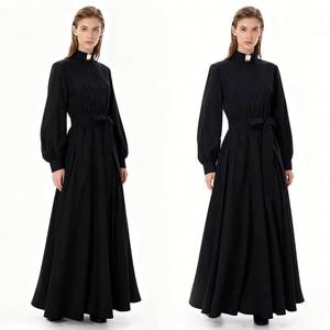 Disfraz de Halloween con temática religiosa para adultos: Sacerdote, Monja, María - Ideal para actuaciones escénicas - Product Image 1