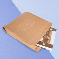 Biodégradables personnalisé Extensible Kraft Papier Mailer Gousset Kraft Papier Carton Enveloppe