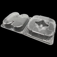 Boîte à clapet anti-déformation personnalisée OEM, adaptée aux aliments, avec plateau intérieur de positionnement pour l'emballage de mini-gâteaux et pâtisseries