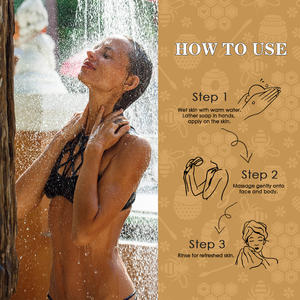 Jabón <span class=keywords><strong>Artesanal</strong></span> Orgánico de Leche de Cabra para el Cuidado de la Piel de Marca Blanca, Limpieza Profunda, Previene el Acné, Hidratante, 100g - Product Image 5