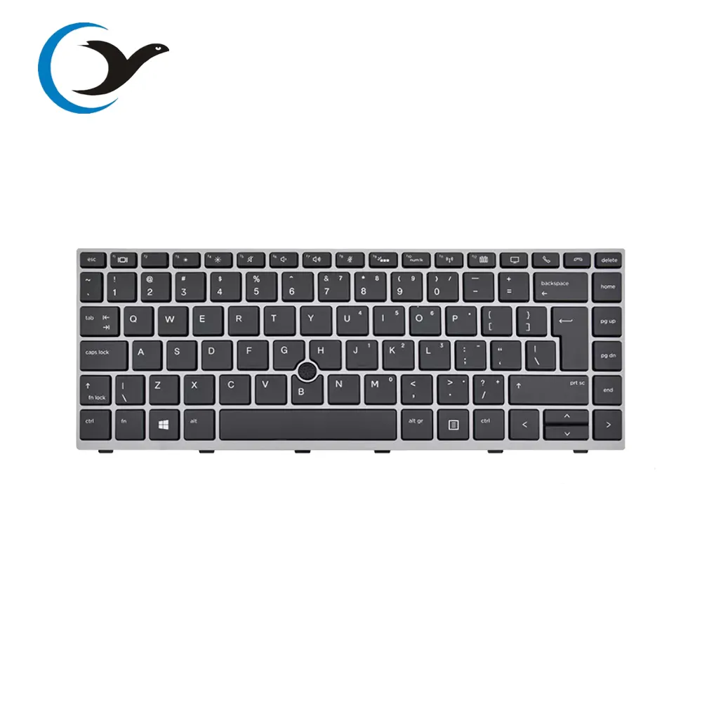 Grosir Cina Keyboard Laptop untuk HP EliteBook 730 735 740 745 830 840 846 ZBOOK 14U G5 US Notebook Keyboard