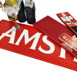 Customizable Silicone PVC Bar <b>Mat</b> Rubber <b>Beer</b> Spill Pad Pub Rail <b>Mat</b> Drip Tray Non Slip Counter Service <b>Mat</b> Placemat Coaster - Product Image 2