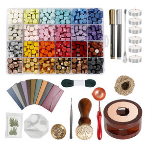 Kit de sellos de cera Sudisi de 24 colores con herramientas para manualidades y decoración - Product Image 5