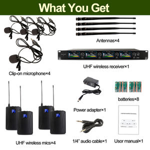 Vendita calda D24 <span class=keywords><strong>one</strong></span> drag four wireless lavalier microfono focusrite scarlett <span class=keywords><strong>studio</strong></span> per sala conferenze - Product Image 5
