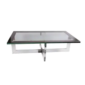 Di alta Qualità di Nuovo Disegno Acrilico Tavolino tavolino da tavolo in acrilico con il metallo