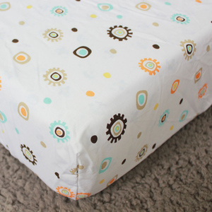 Oem bebé sábana estampada algodón hoja de caucho - Product Image 1