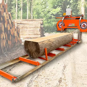 เครื่องเลื่อยสายพานแบบเคลื่อนที่ Rima RS31 รุ่น Double Cut Sawmill อัตโนมัติเต็มรูปแบบ เครื่องเลื่อยสายพานราคาประหยัด เครื่องเลื่อยแบบพกพาพร้อมมอเตอร์ทรงพลัง เครื่องเลื่อยแนวตั้ง - Product Image 1