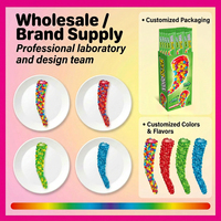 Yoloduck Competitieve Fabrieksprijs Regenboog Gummy Touw Halal Gummy Snoep Bulk Koel en Droog Opbergen Espresso Snoep