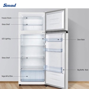 220v Home Appliance Double Door Top Freezer <b>Refrigerator</b> with Ce Cb Ddt-266dh Top Freezer <b>Refrigerator</b> - Product Image 5