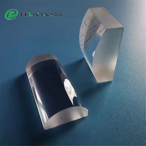 Lentilles cylindriques convexes en silice fondue FELIX UV, revêtement à haute transmission, lentilles cylindriques convexes - Product Image 5