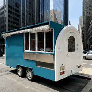 Street Pizza Cart 4 Wheel <b>Ice</b> <b>Cream</b> Snack Fast Mobile Kitchen Food Truck Juice Concession Trailer - Product Image 6