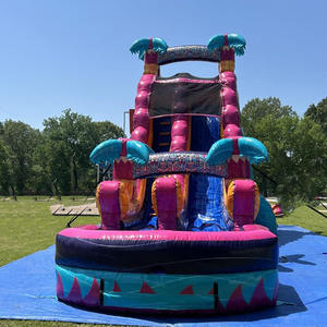 Opblaasbare palmboom waterglijbaan, goedkope opblaasbare waterglijbanen, grote opblaasbare glijbaan, buitenglijbanen voor kinderen - Product Image 2